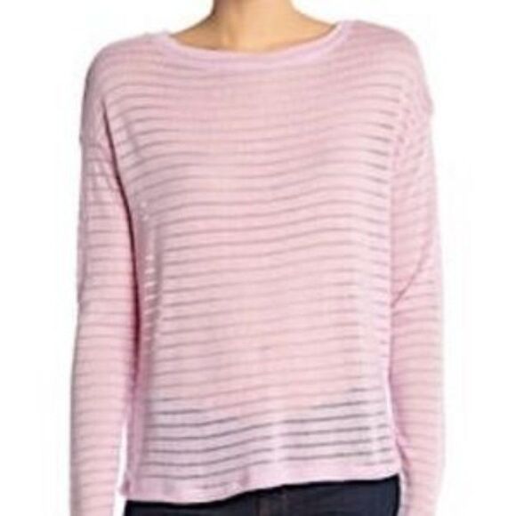 14th & Union Stripe Boatneck Long Sleeve Pullover size XS - Picture 1 of 4